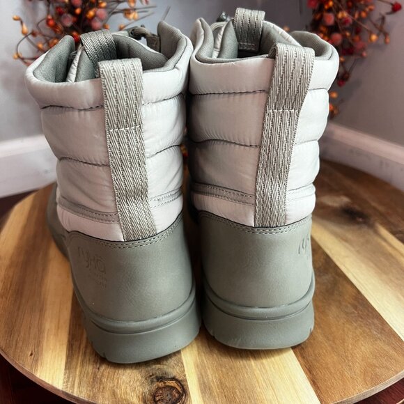 Ryka Womens Solace Lace-up Short Rain Boots Sz 11 WIDE in Abbey Green - Picture 6 of 14